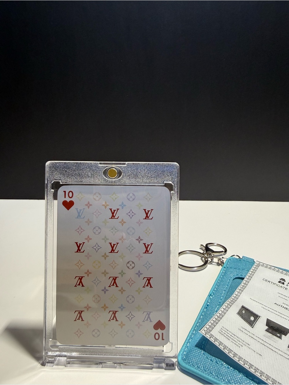 Louis Vuitton Takashi X
Murakami Monogram
Multicolor Playing Card 10
Hearts COA